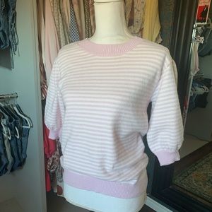 Maeve puff sleeve sweater blouse